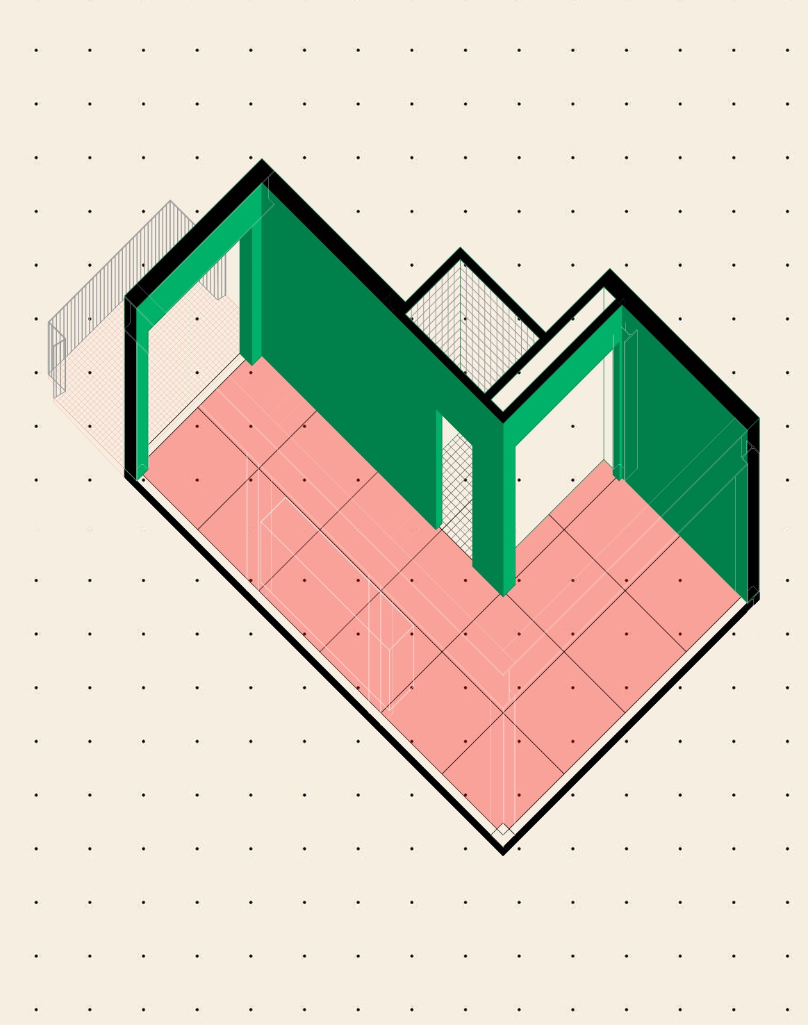 100 Babylon — 3. Unit Axonometric