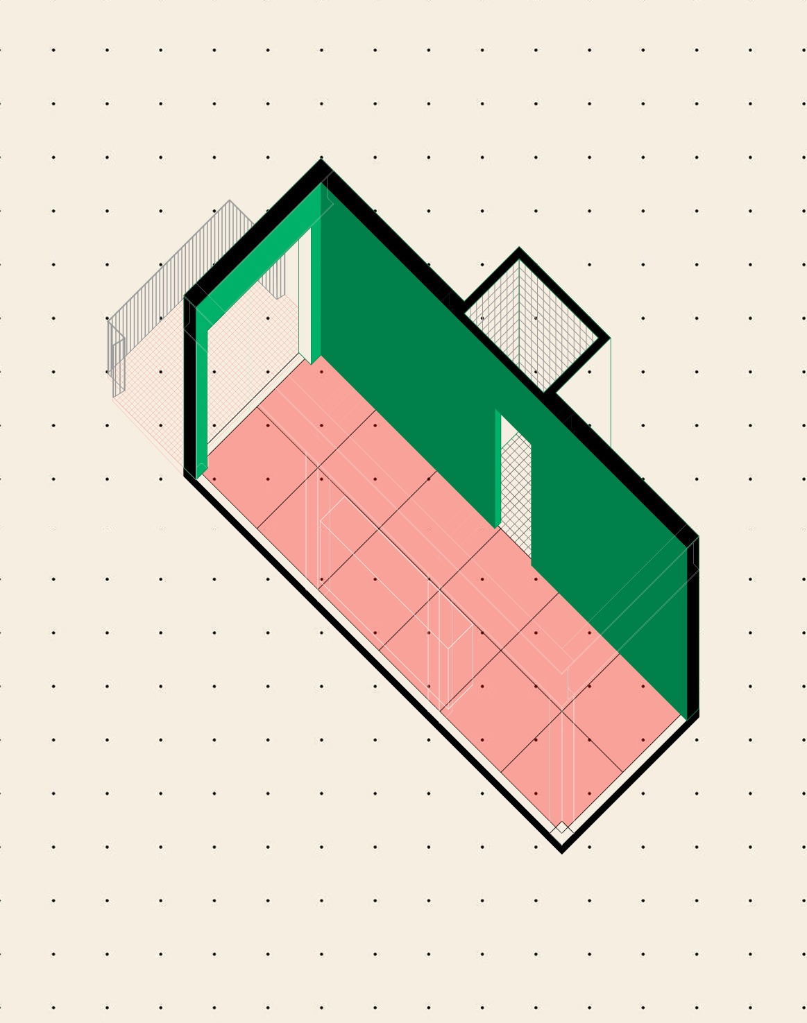 100 Babylon — 4. Unit Axonometric