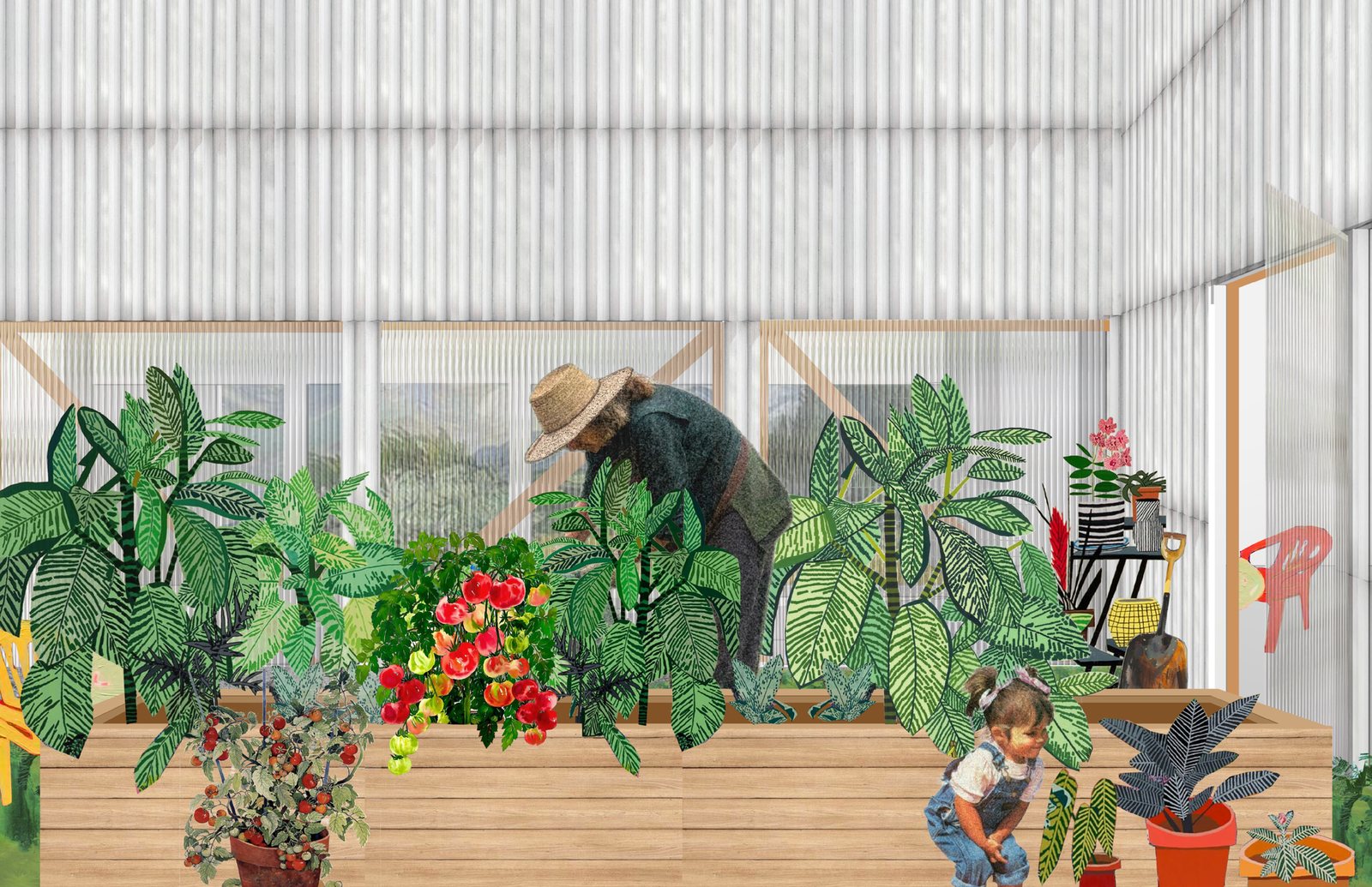 Shifting Community — Exterior Community Garden