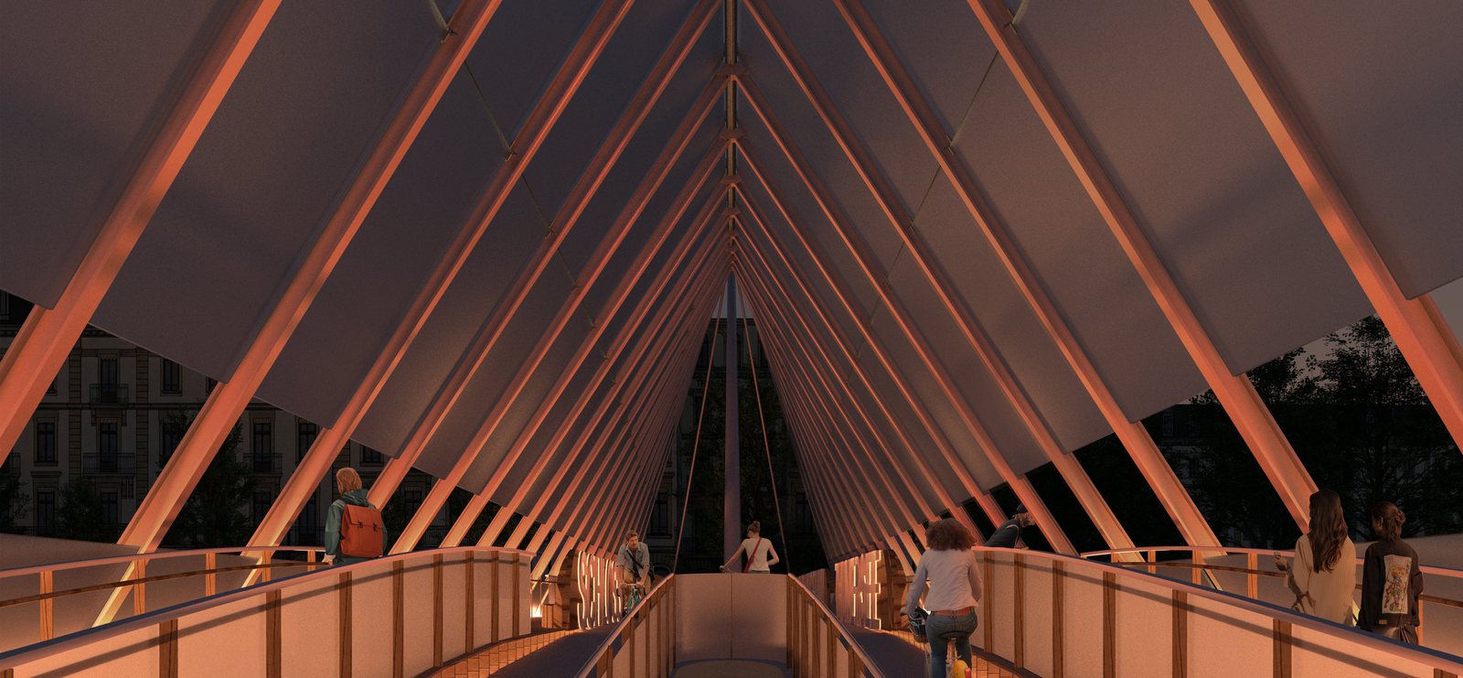 Veiled Crossing — Interior Circulation