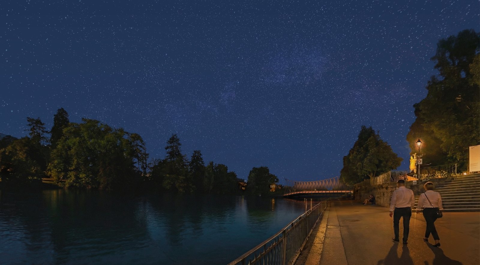 Veiled Crossing — View at Night